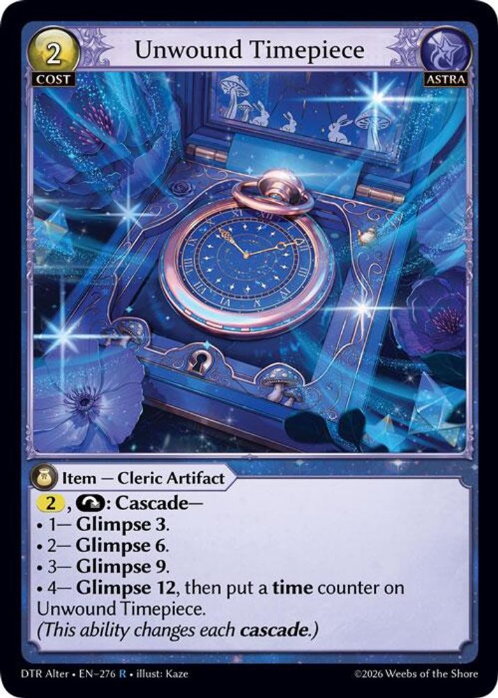 Unwound Timepiece, Standard, front