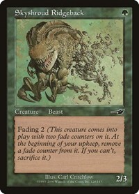 Skyshroud Ridgeback, Nemesis