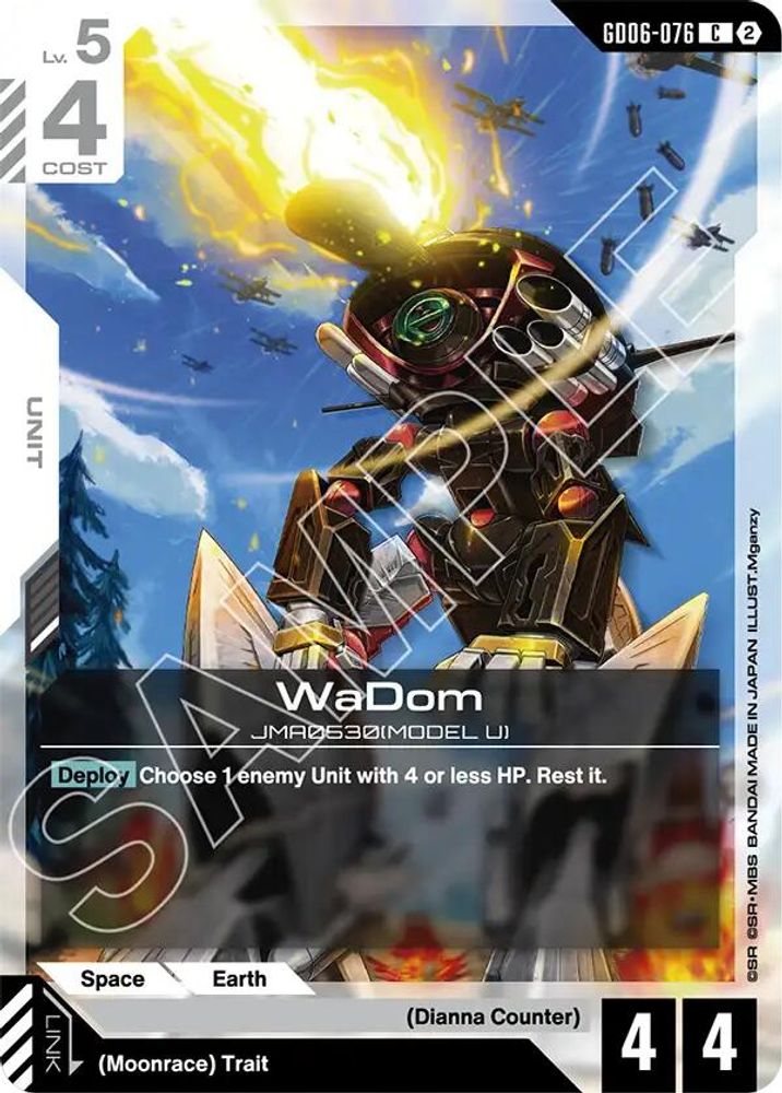 WaDom, Standard, front