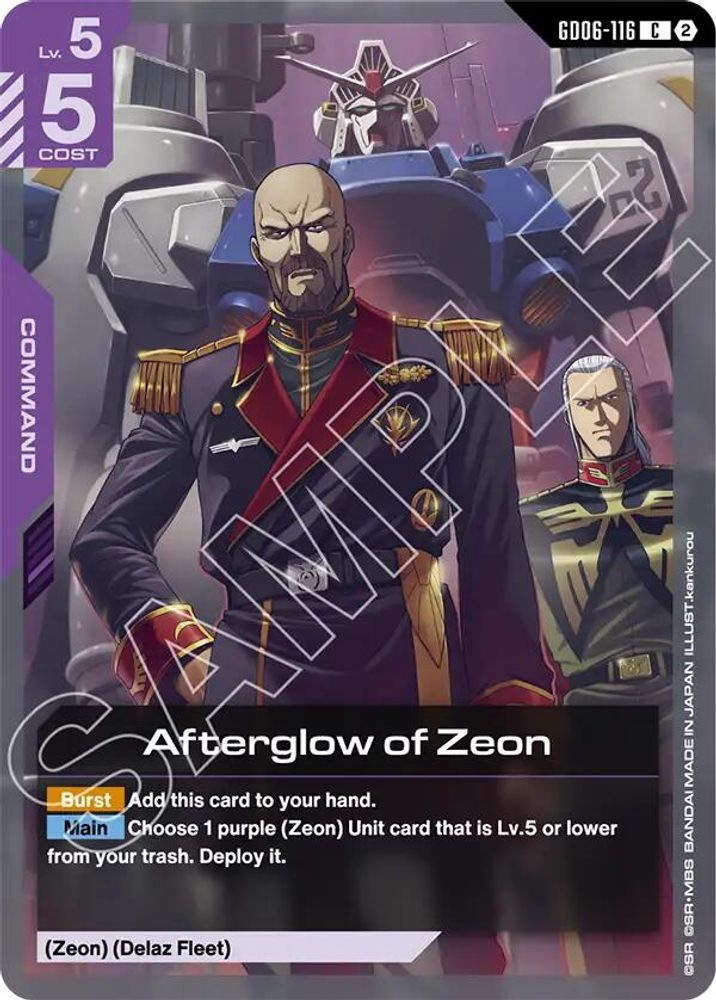 Afterglow of Zeon, Standard, front