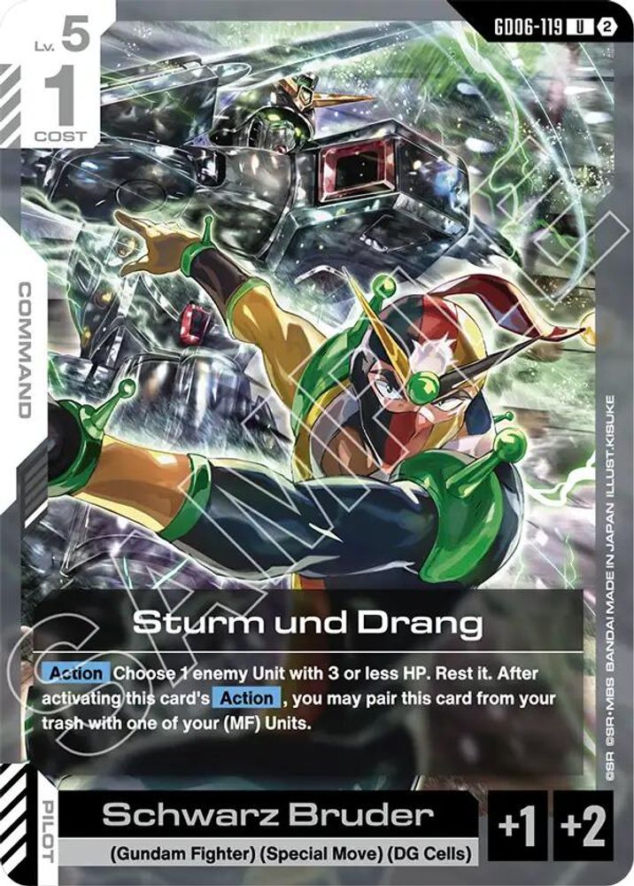 Sturm und Drang, Standard, front