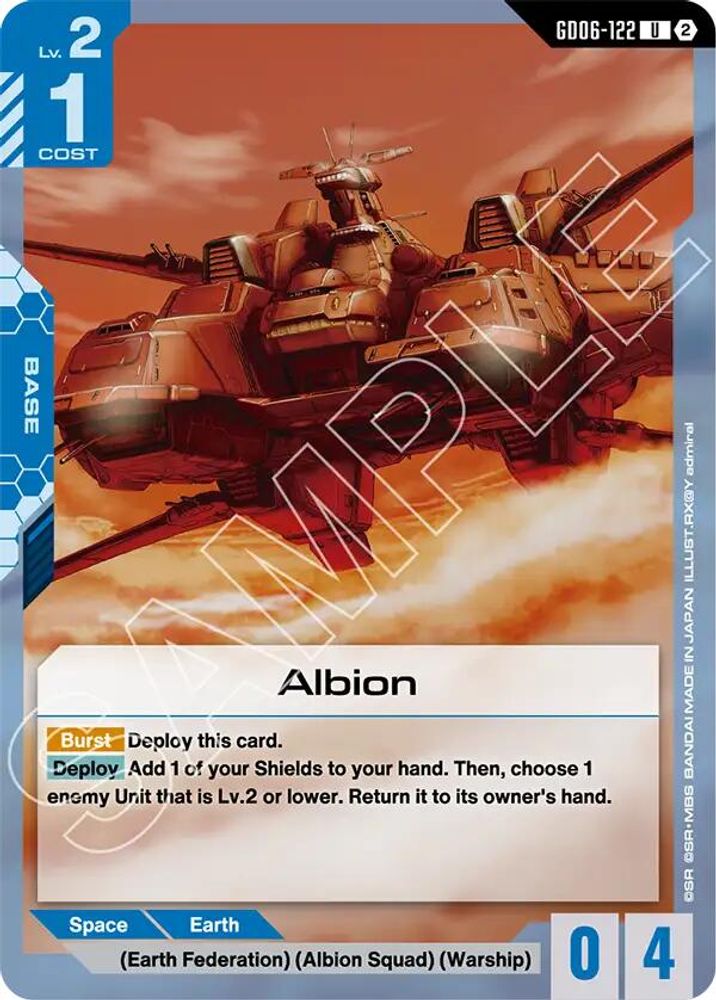 Albion, Standard, front