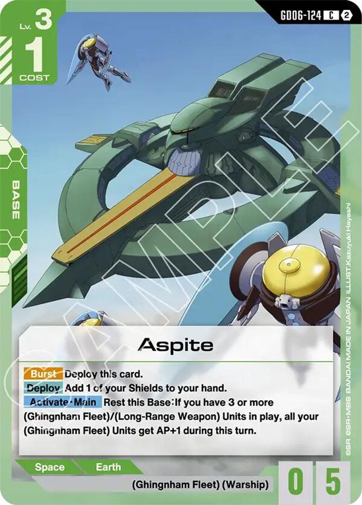 Aspite, Standard, front