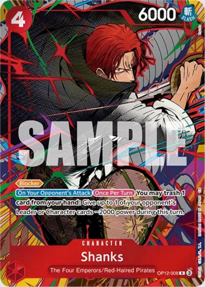 Shanks (OP12-008) (Mini Case Set Vol. 3 Ryuda Artwork)