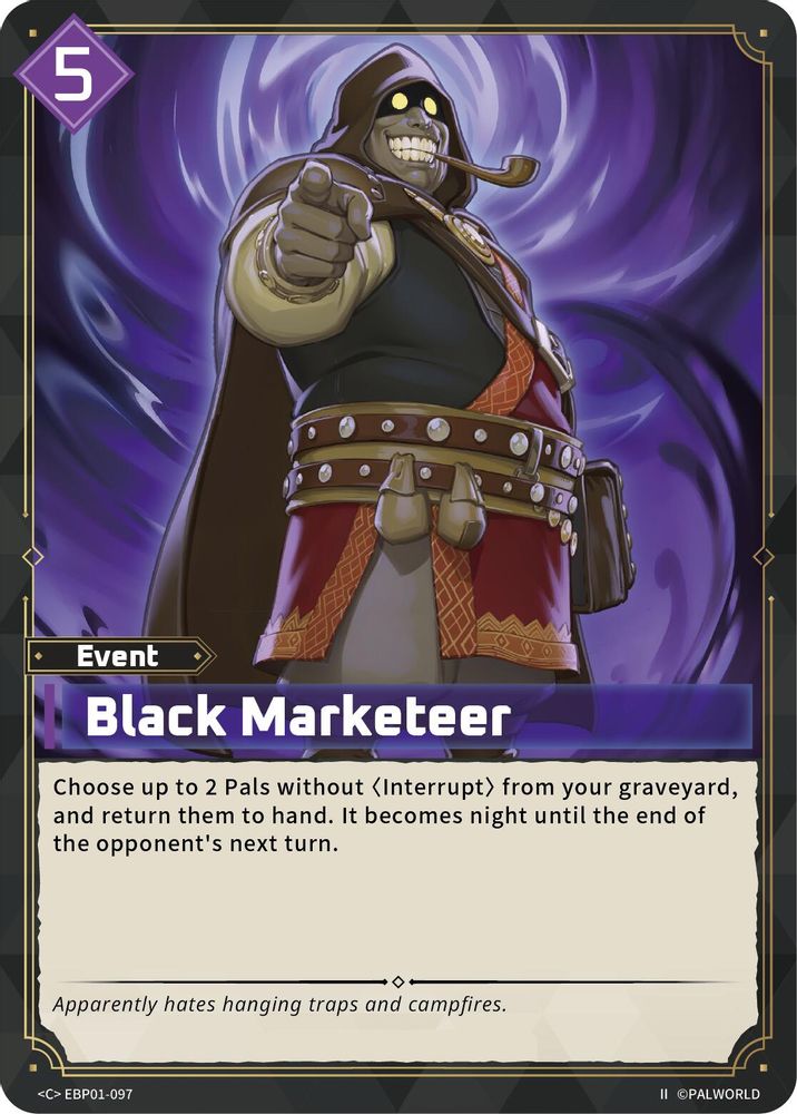 Black Marketeer (2nd Edition), Standard, front
