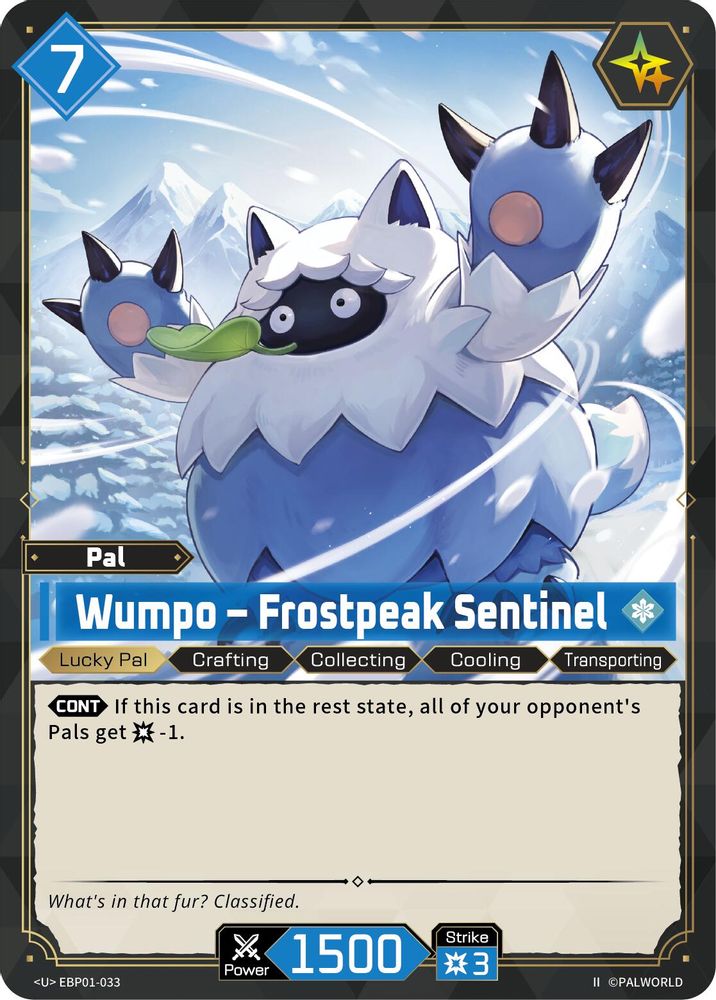 Wumpo - Frostpeak Sentinel (2nd Edition), Standard, front