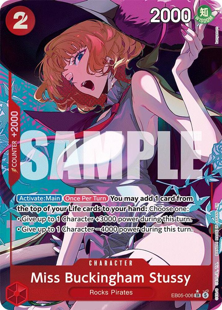 Miss Buckingham Stussy (Super Rare Alternate Art)