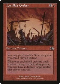 Latulla's Orders, Prophecy