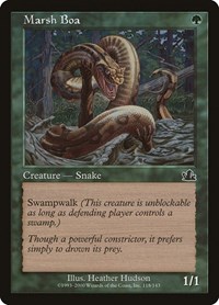 Marsh Boa, Prophecy