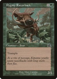 Pygmy Razorback, Prophecy