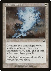 Rhystic Shield, Prophecy