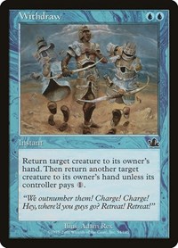 Withdraw, Prophecy