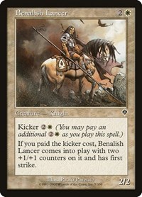 Benalish Lancer, Invasion