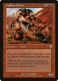 Callous Giant, Invasion