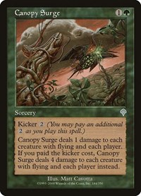 Canopy Surge, Invasion