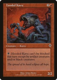 Hooded Kavu, Invasion