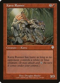 Kavu Runner, Invasion