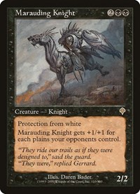 Marauding Knight, Invasion