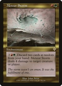 Meteor Storm, Invasion