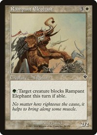 Rampant Elephant, Invasion