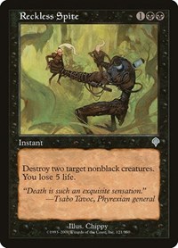 Reckless Spite, Invasion