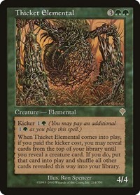 Thicket Elemental, Invasion