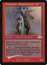 Tahngarth, Talruum Hero (Alt. Art Foil), Planeshift