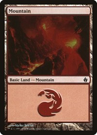 Mountain (33), Premium Deck Series: Fire and Lightning