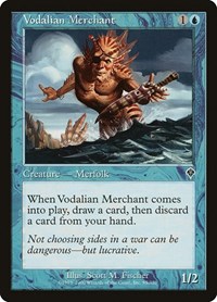 Vodalian Merchant, Invasion
