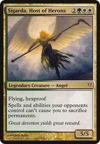 Sigarda, Host of Herons (Avacyn Restored), Oversize Cards