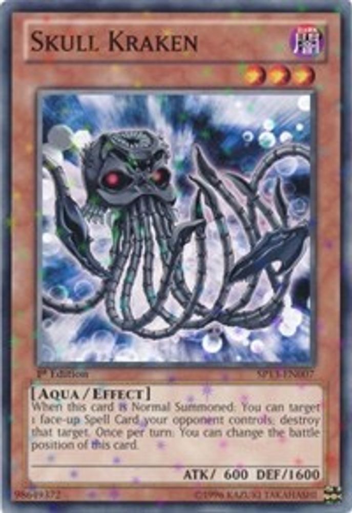 Skull Kraken (Starfoil), Unlimited, front