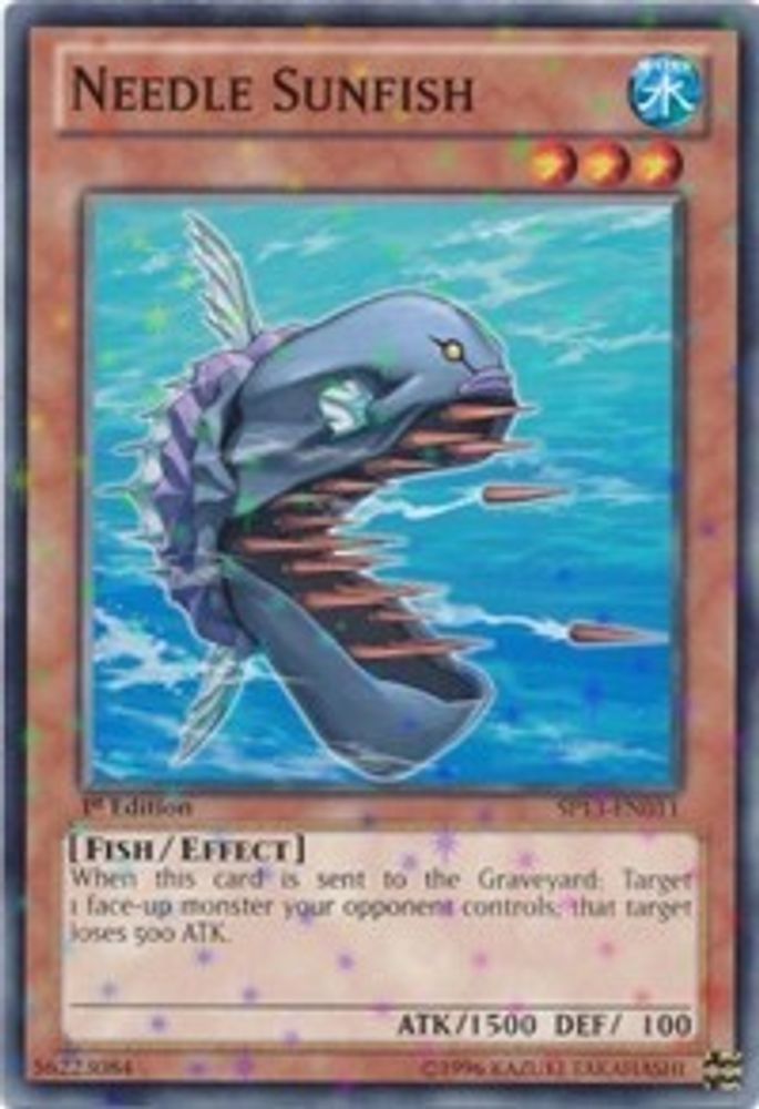 Needle Sunfish (Starfoil), Unlimited, front