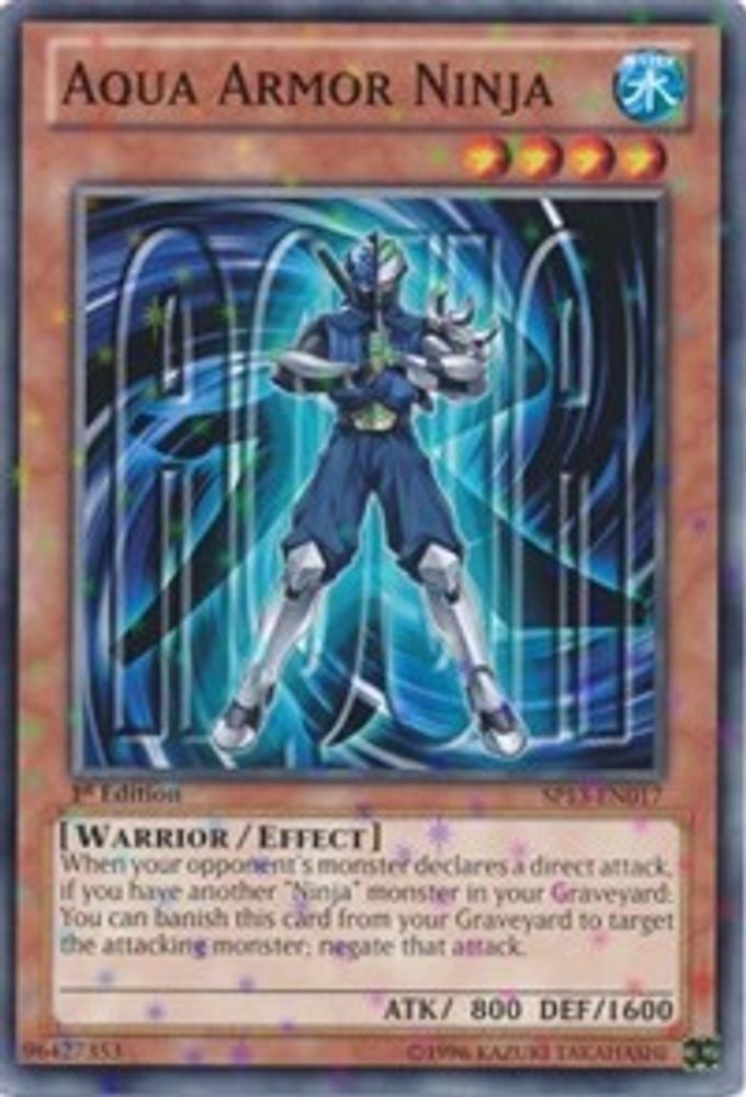 Aqua Armor Ninja (Starfoil), 1st-edition, front