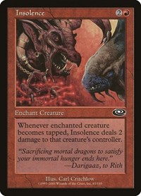 Insolence, Planeshift