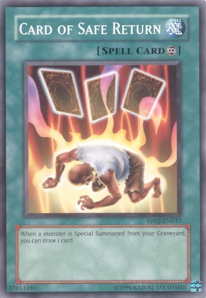 Card of Safe Return, Unlimited, front