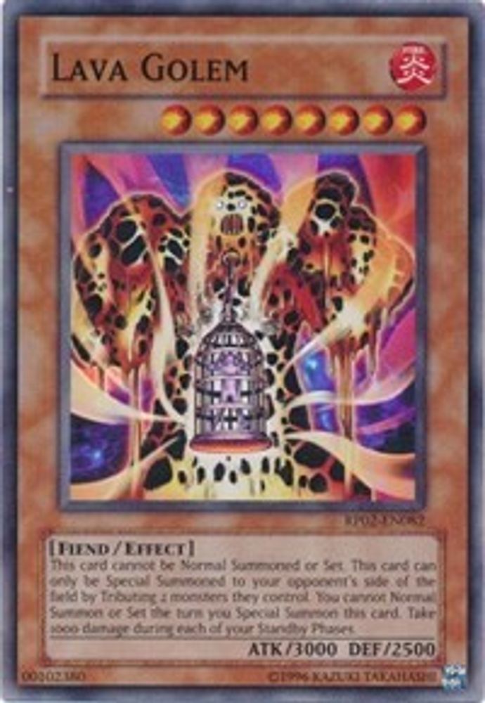 Lava Golem, Unlimited, front