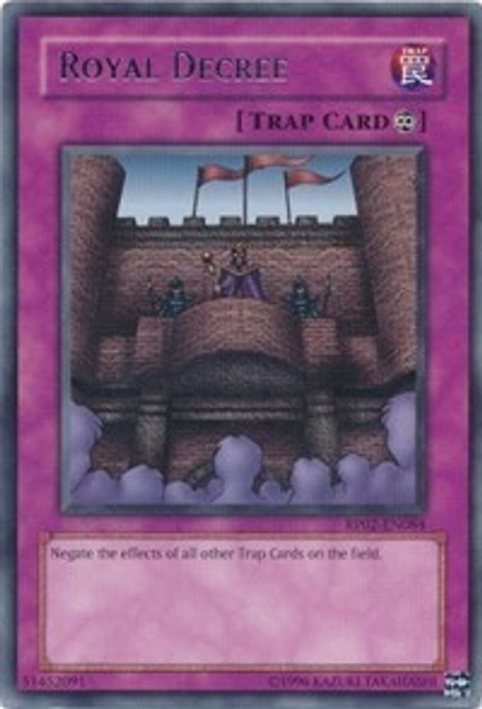 Royal Decree, Unlimited, front