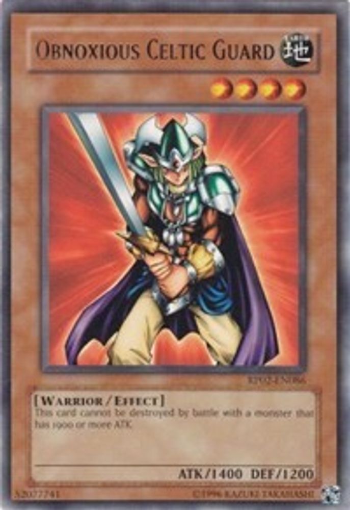 Obnoxious Celtic Guard, Unlimited, front
