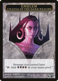 Emblem - Liliana of the Dark Realms, Magic 2013 (M13)