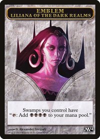 Emblem - Liliana of the Dark Realms, Magic 2014 (M14)
