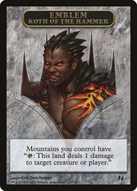 Emblem - Koth of the Hammer, Duel Decks: Venser vs. Koth