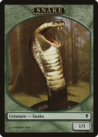 Snake Token, Zendikar