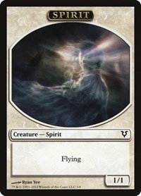 Spirit Token (3), Avacyn Restored