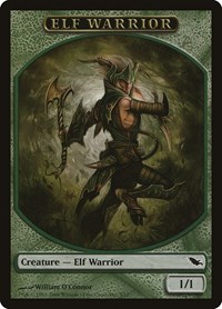 Elf Warrior Token (5), Shadowmoor