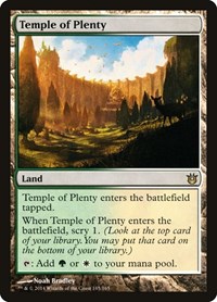 Temple of Plenty, Born of the Gods