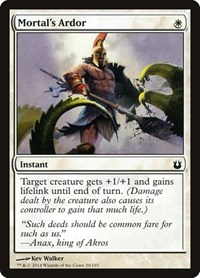 Mortal's Ardor, Born of the Gods