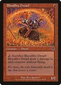 Bloodfire Dwarf, Apocalypse
