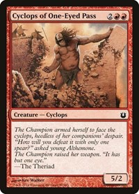 Cyclops of One-Eyed Pass, Born of the Gods
