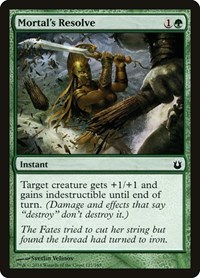 Mortal's Resolve, Born of the Gods