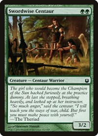 Swordwise Centaur, Born of the Gods